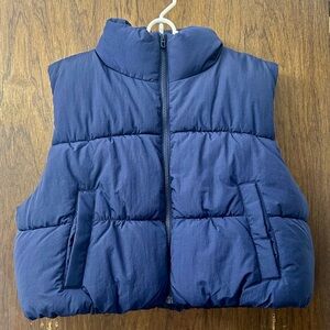 Blue Puffer Vest
